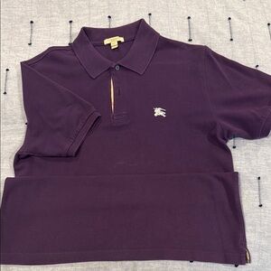 Burberry Purple Polo Shirt